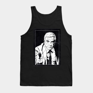 FRANK DREBIN - The Naked Gun (Black and White) Tank Top